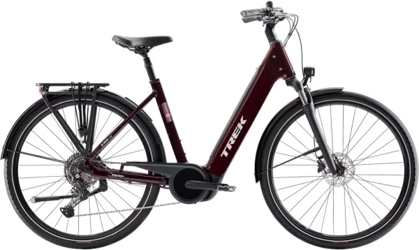TREK DISTRICT+ 4 R10 LS BORDEAUX