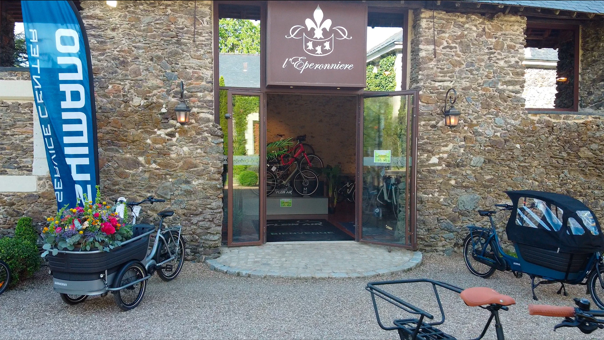Entrée du Showroom - Le Printemps du Vélo